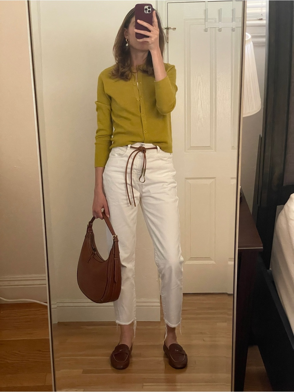 White Zara Moms Jeans